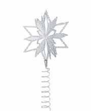 Swarovski Clear Crystal Silver Tone Christmas Tree Topper Ornament 5064262