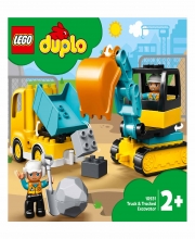 Lego Truck & Tracked Excavator Duplo Town